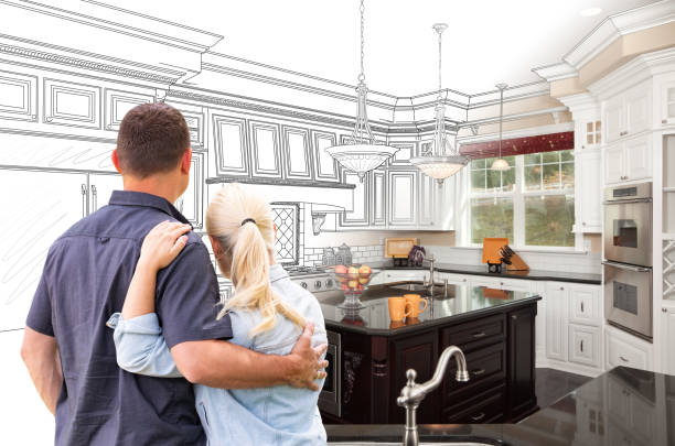 Professional Kitchen Island Installation technician working in Osceola, WI